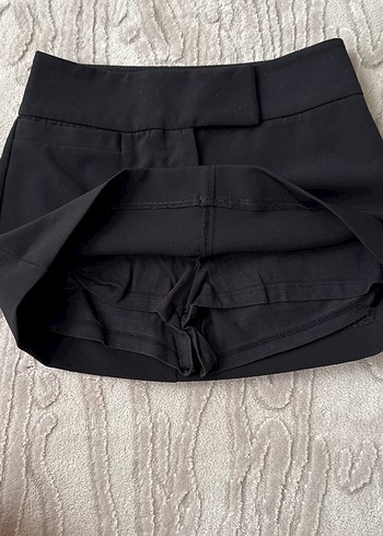 xs Beden Siyah Mini Etek bershka