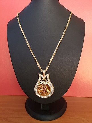 gold renk kolye 