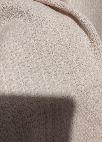 Bej Örgü Erkek Kazak, Polo Yaka, Rahat Kesim - Görsel 4