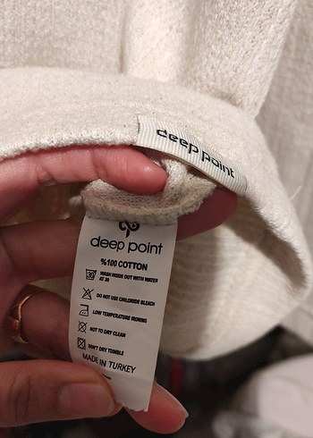 Bej Örgü Erkek Kazak, Polo Yaka, Rahat Kesim - Görsel 3