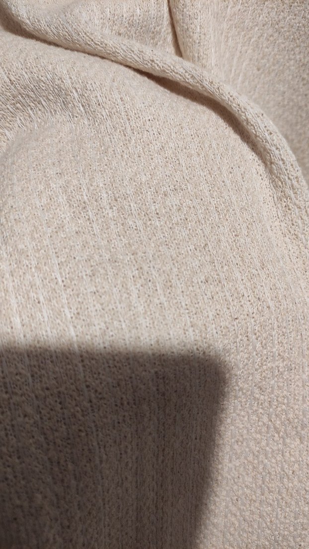 Bej Örgü Erkek Kazak, Polo Yaka, Rahat Kesim - Görsel 4