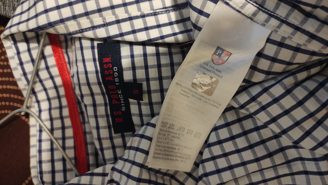 Erkek Gri Kareli Uzun Kollu Pamuk Gömlek - Görsel 2