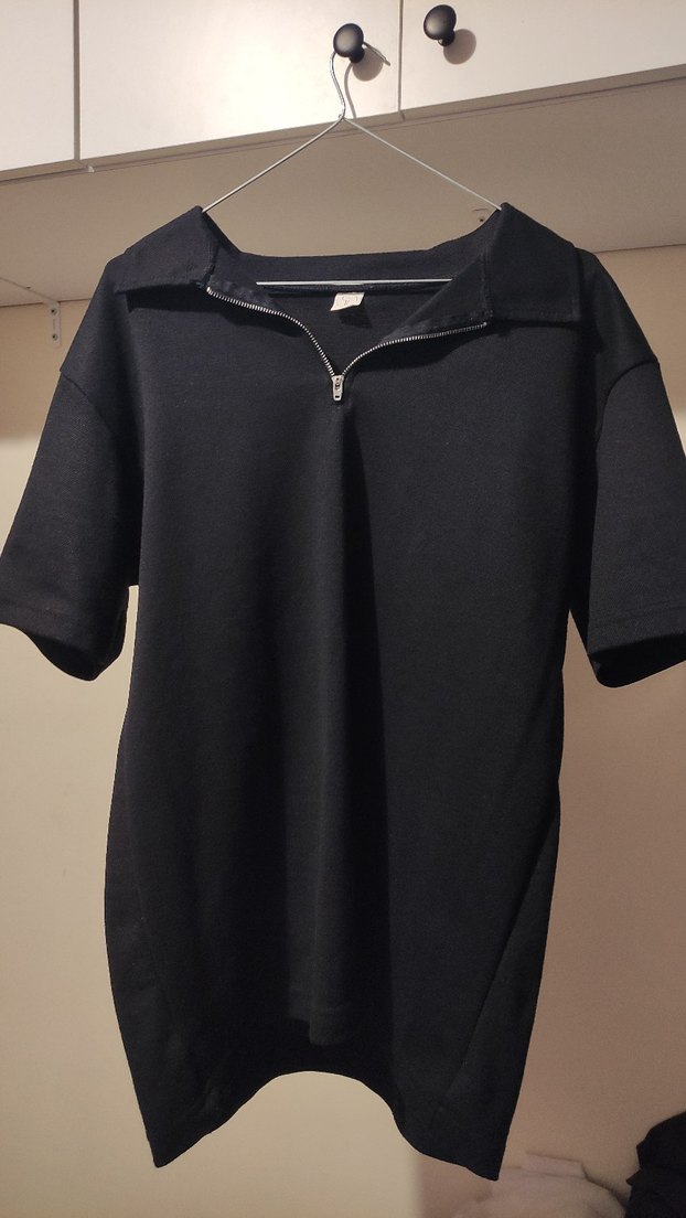 Fermuarlı Erkek Polo Tişört - Görsel 3