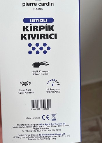 Pierre Cardin Isıtıcılı Kirpik Kıvırıcı Beyaz - Görsel 2