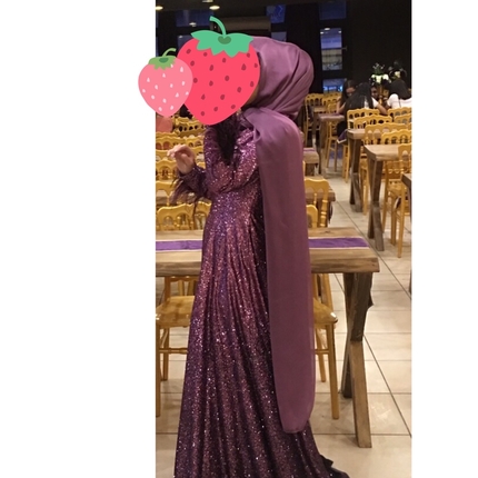 2,5 metre Lila janjan şal