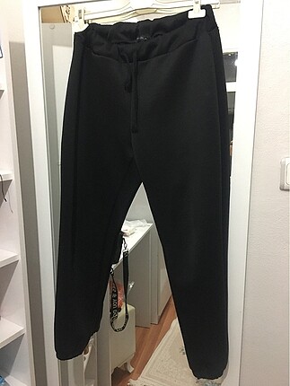 Siyah scuba pantolon