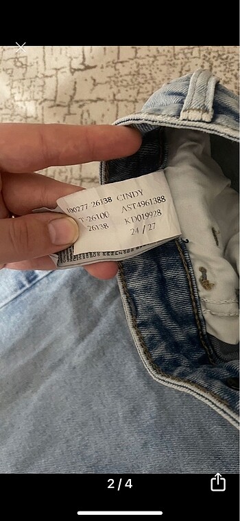xs Beden lacivert Renk Mavi jean