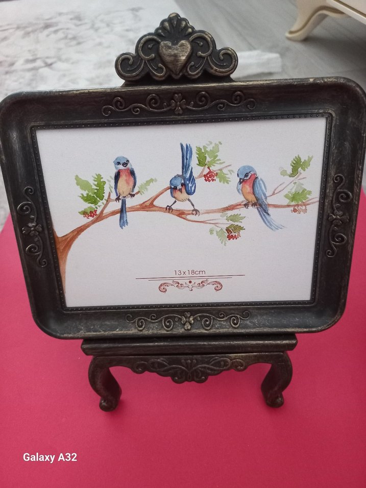 Koyu Mavi Dekoratif Çerçeve - Görsel 3