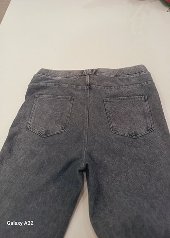 Gri Çocuk  Denim Pantolon - Görsel 5