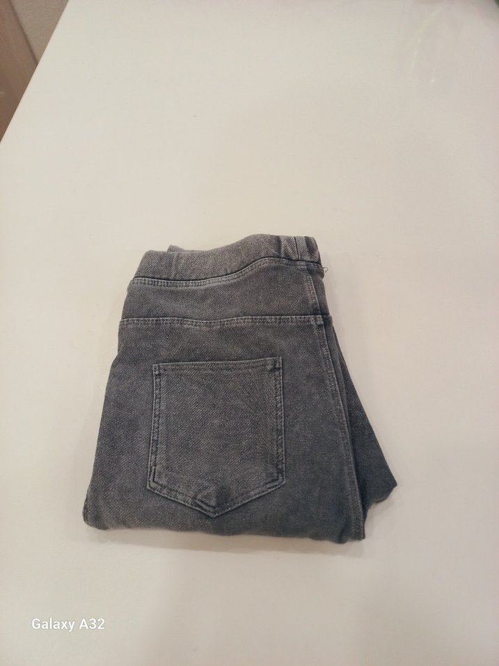 Gri Çocuk  Denim Pantolon - Görsel 2