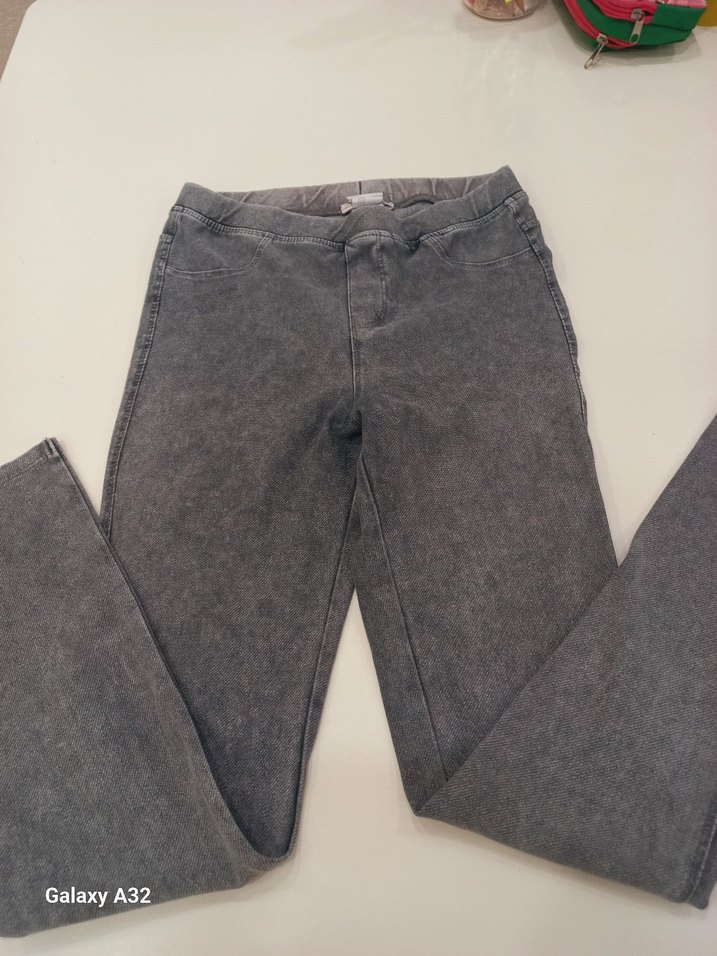 Gri Çocuk  Denim Pantolon - Görsel 3