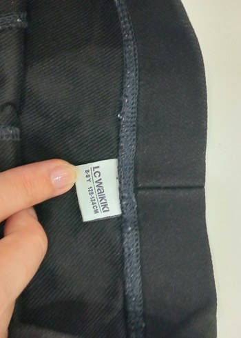 çocuk Siyah Skinny Denim Pantolon - Görsel 4