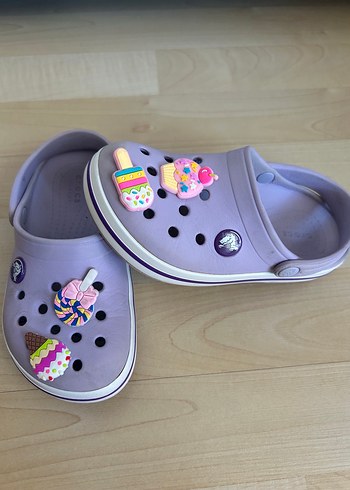 28 Beden mor Renk Kız çocuk Crocs