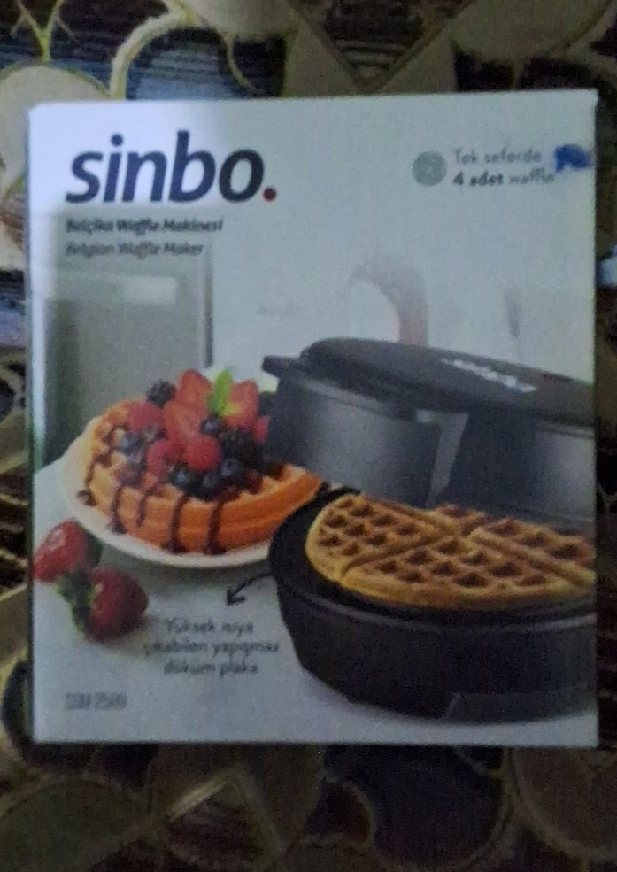 Sinbo Kahverengi Waffle Makinesi - Görsel 4