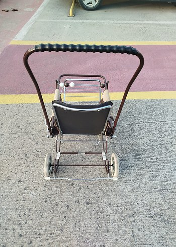 1960 Alman antika bebek arabası - Görsel 5