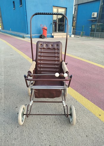 1960 Alman antika bebek arabası - Görsel 2