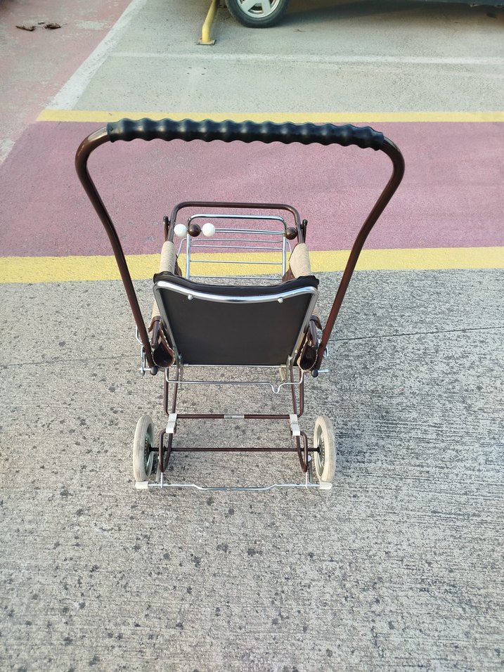 1960 Alman antika bebek arabası - Görsel 5
