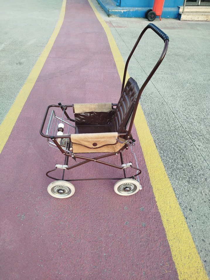 1960 Alman antika bebek arabası - Görsel 3