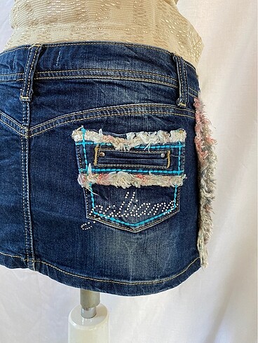 s Beden mavi Renk John Galliano mini skirt