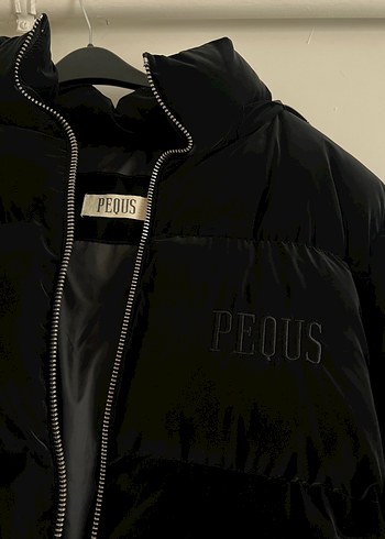 Siyah Kadın PEQUS Şişme Mont - Görsel 2