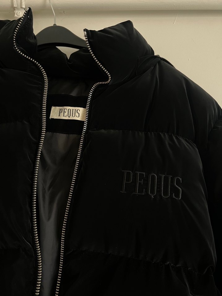 Siyah Kadın PEQUS Şişme Mont - Görsel 2