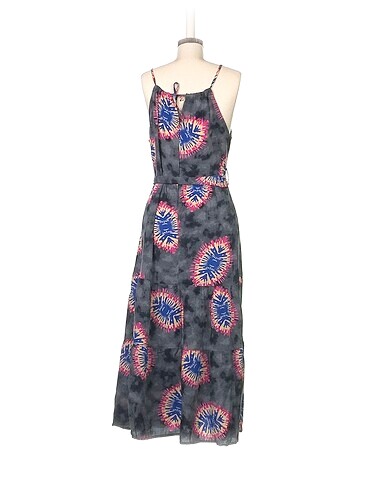 l Beden Vintage Love Uzun Elbise %70 İndirimli.
