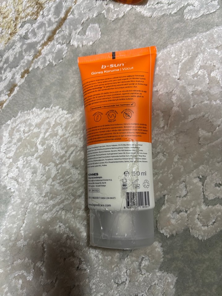 b-good care SPF 30 Vücut Güneş Koruyucu - Görsel 2