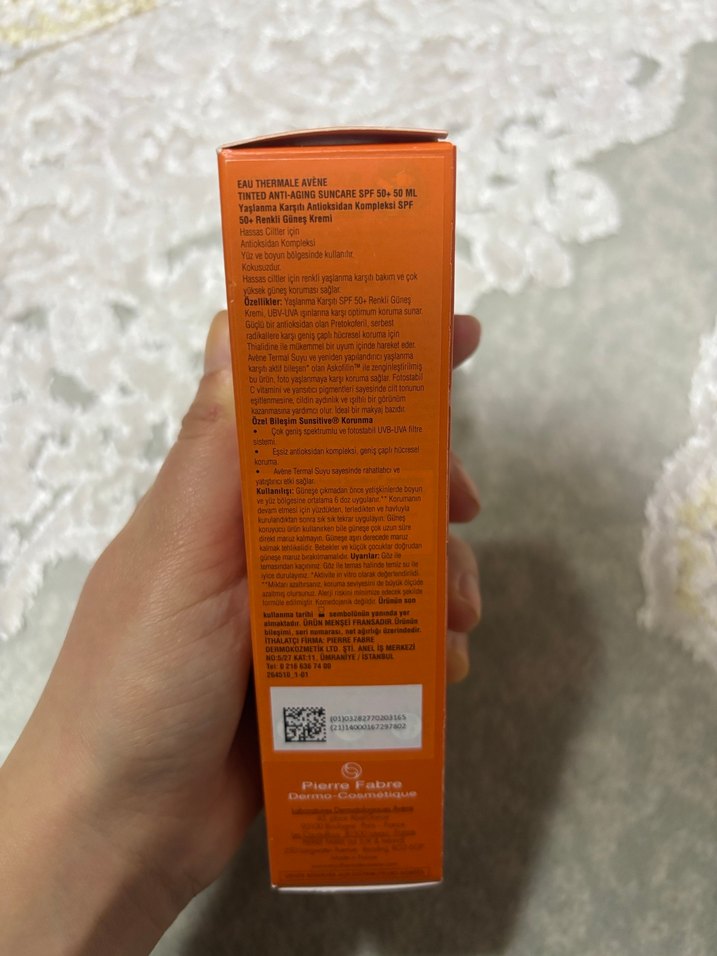 Avene SPF 50+ Anti-Aging Tonlu Güneş Kremi - Görsel 5