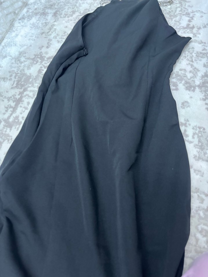 Siyah 
 Uzun Abiye Elbise - Görsel 4