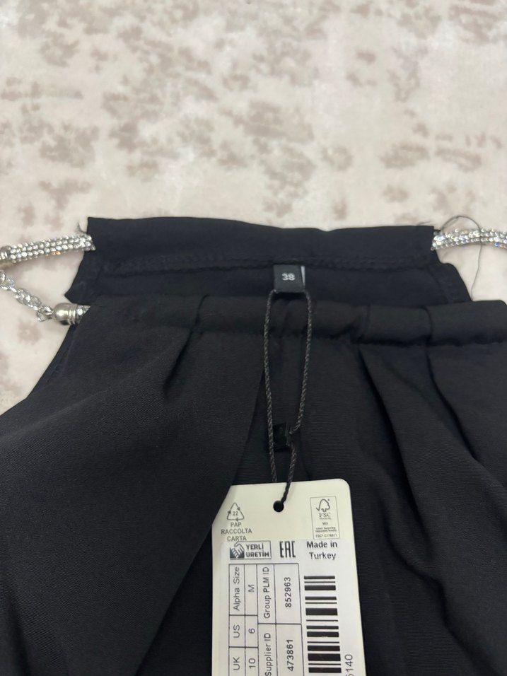 Siyah 
 Uzun Abiye Elbise - Görsel 3