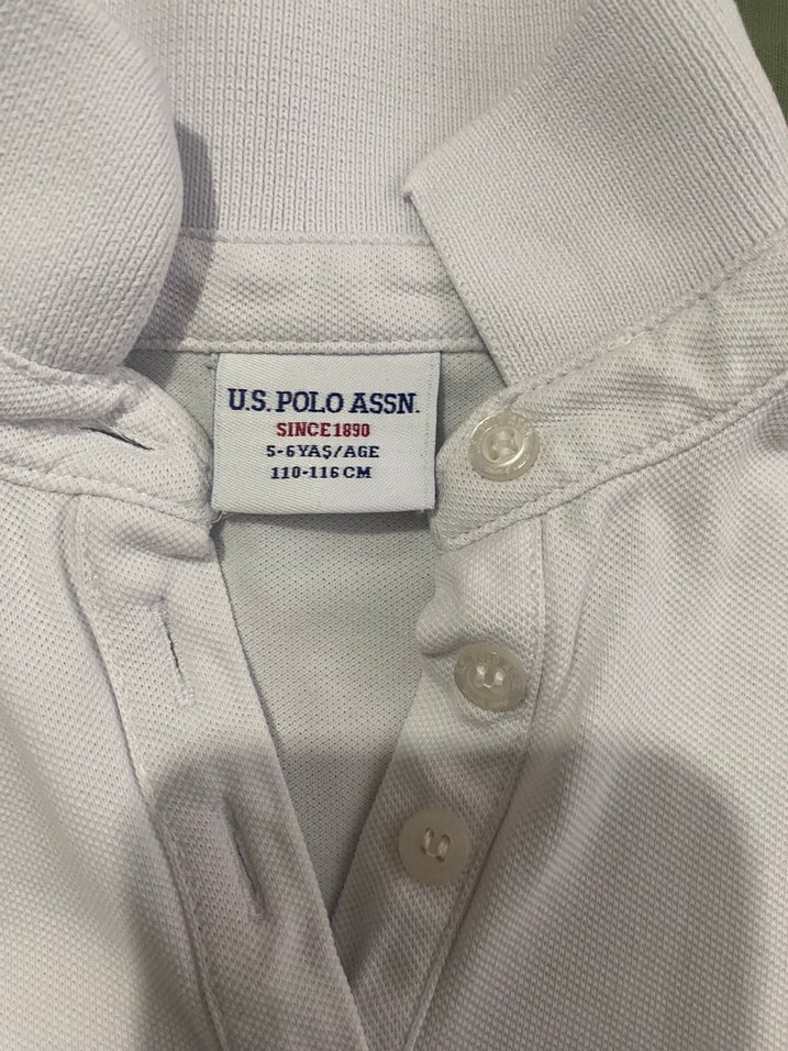 Kız Çocuk Renkli Baskılı Polo elbise - Görsel 3