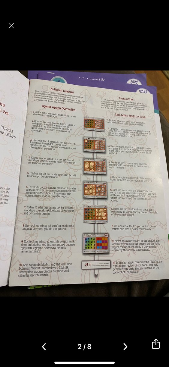 Turuncu Eğitici Hafıza ve Odaklanma Oyunu - Görsel 2