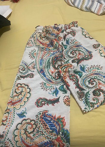 Bohem Desenli Uzun Kollu Gömlek Pantolon takım - Görsel 3