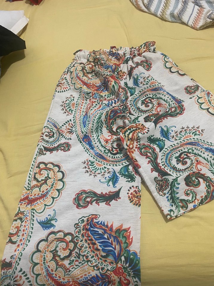 Bohem Desenli Uzun Kollu Gömlek Pantolon takım - Görsel 3