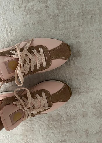 38,5 Beden Pudra Pembe Kadın Dolgu Topuk Spor Ayakkabı