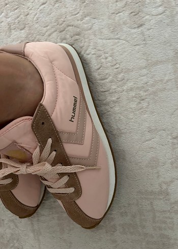 Pudra Pembe Kadın Dolgu Topuk Spor Ayakkabı