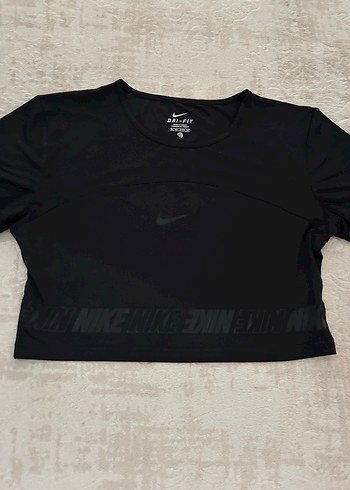 Nike Siyah Kısa Kollu Spor Tişört