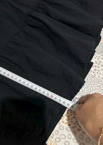 Siyah Midi Hamile Etek - Görsel 7