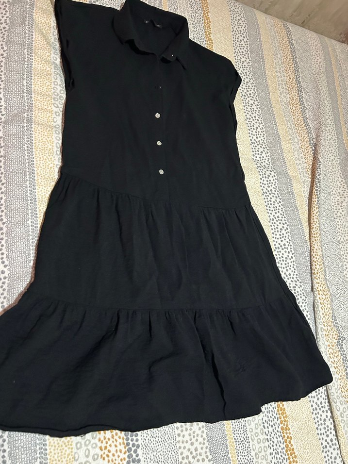 Siyah Midi Hamile Etek - Görsel 2