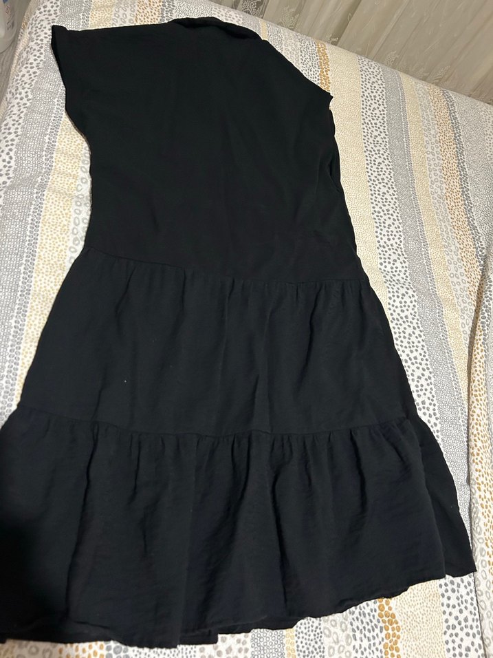 Siyah Midi Hamile Etek - Görsel 5