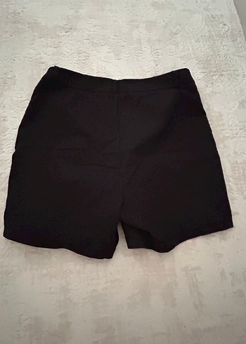 Düz Siyah Mini Şort