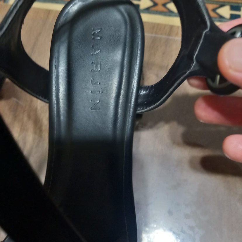 Kadın Siyah Platform Topuklu Sandalet - Görsel 4