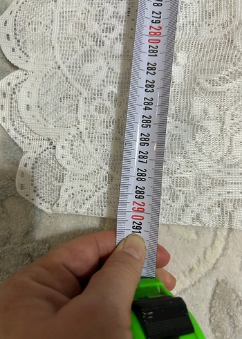 Nakışlı Beyaz Gri Desenli Tül Perde - Görsel 12