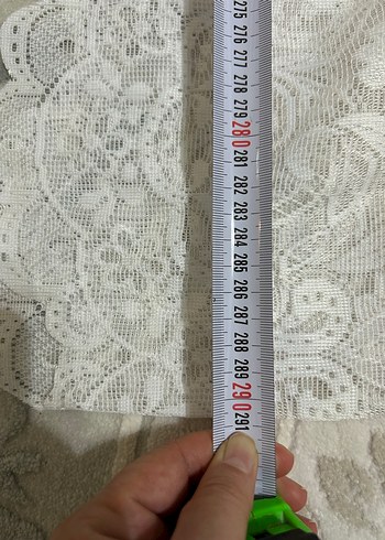 Nakışlı Beyaz Gri Desenli Tül Perde - Görsel 15
