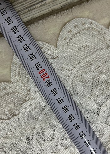 Nakışlı Beyaz Gri Desenli Tül Perde - Görsel 14