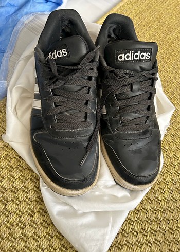 Erkek Siyah Spor Ayakkabı Bağcıkları - Görsel 14