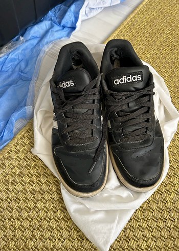 Erkek Siyah Spor Ayakkabı Bağcıkları - Görsel 13