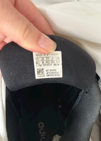 Erkek Siyah Spor Ayakkabı Bağcıkları - Görsel 9