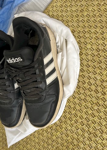 Erkek Siyah Spor Ayakkabı Bağcıkları - Görsel 5