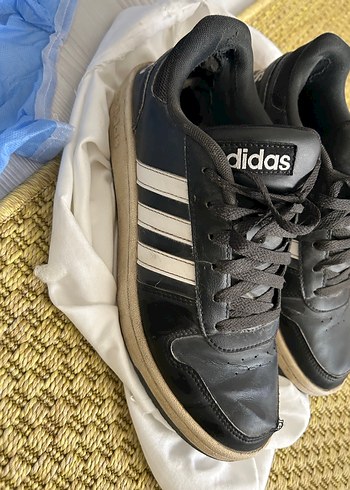 Erkek Siyah Spor Ayakkabı Bağcıkları - Görsel 7